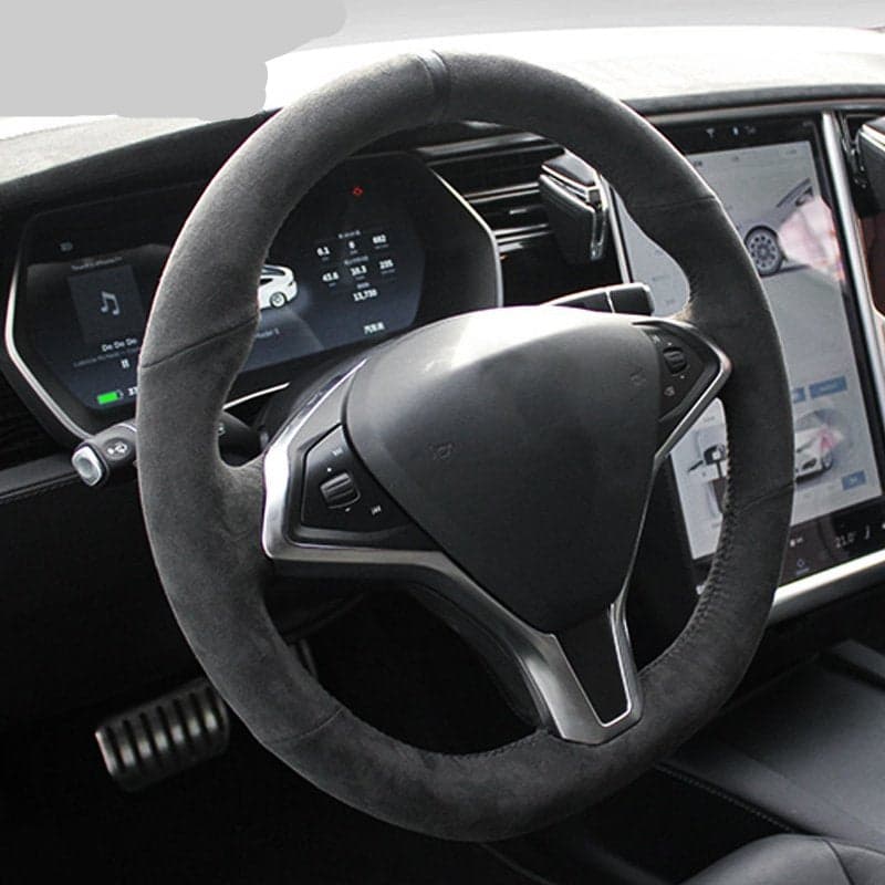 Funda de volante de Alcantara para Model S / X