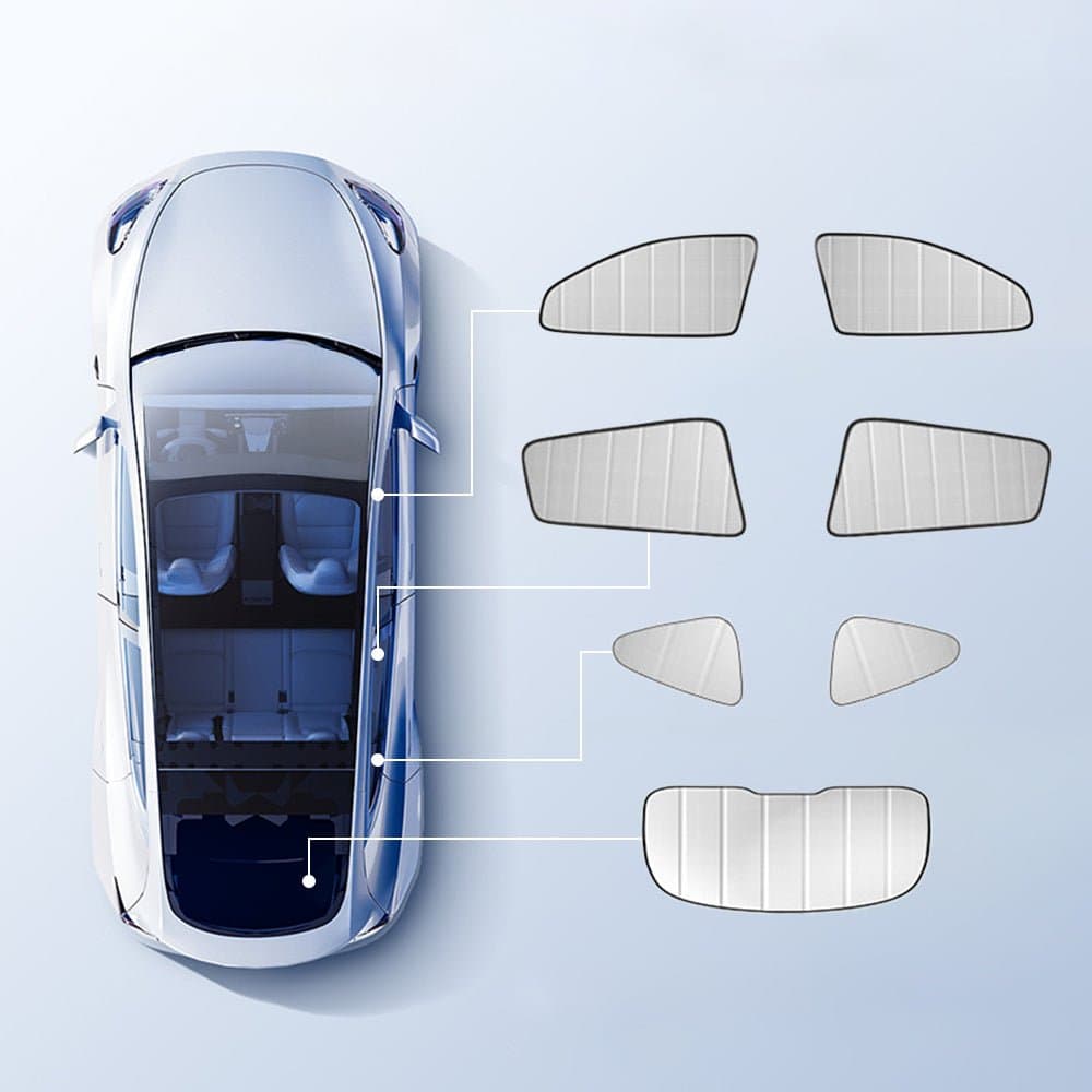 Parasoles laterales para Model 3 y Model Y