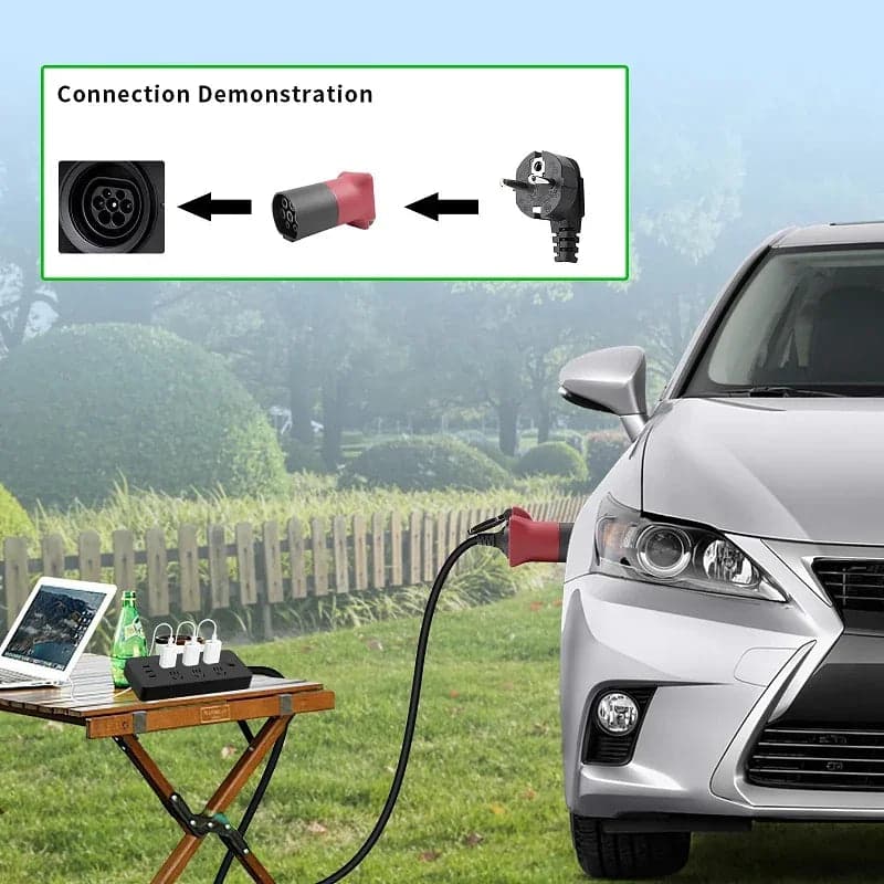 Adaptador V2L Type 2 para descarga vehicular BYD Atto 2