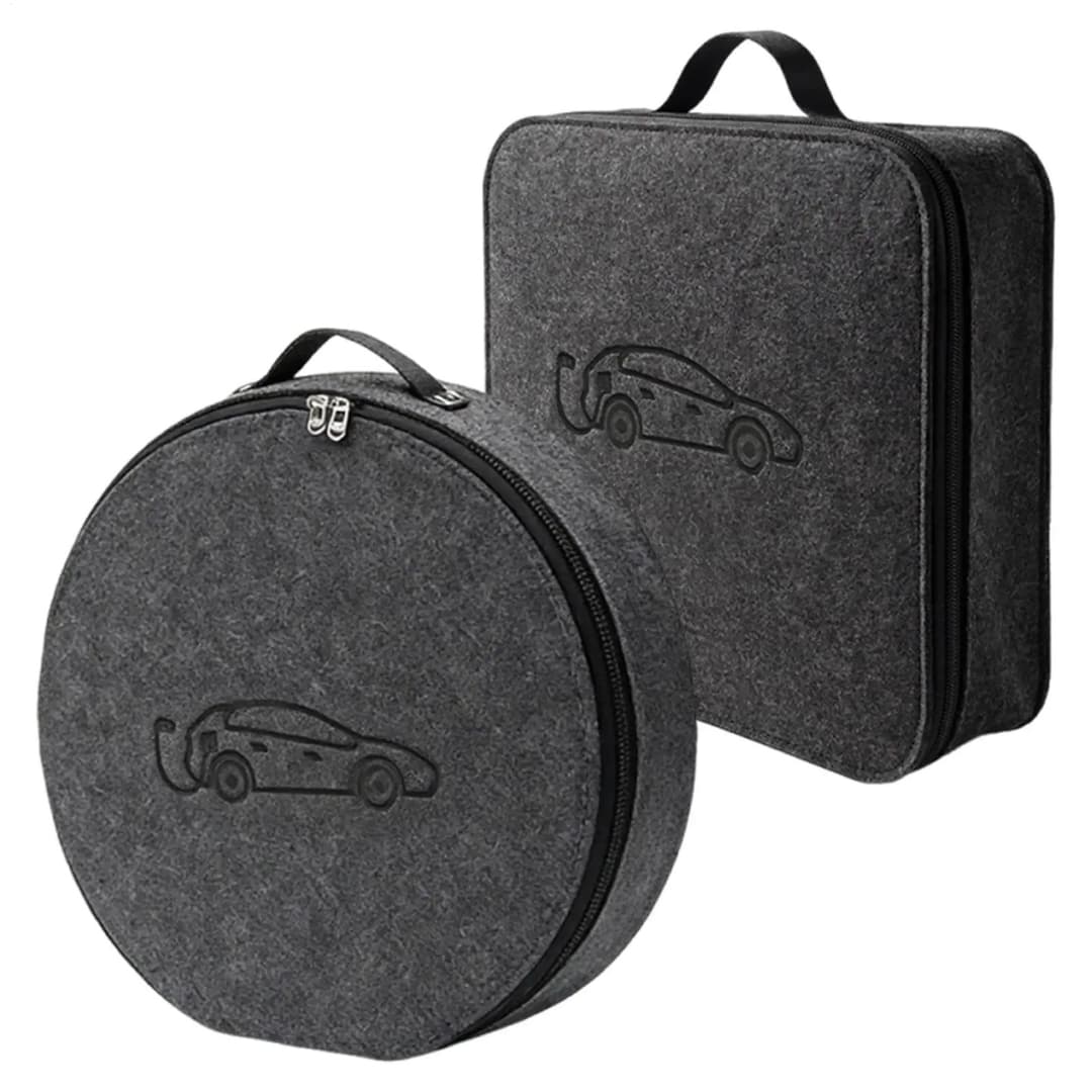 Bolsos protectores para cable de carga EV, versiones redonda y cuadrada