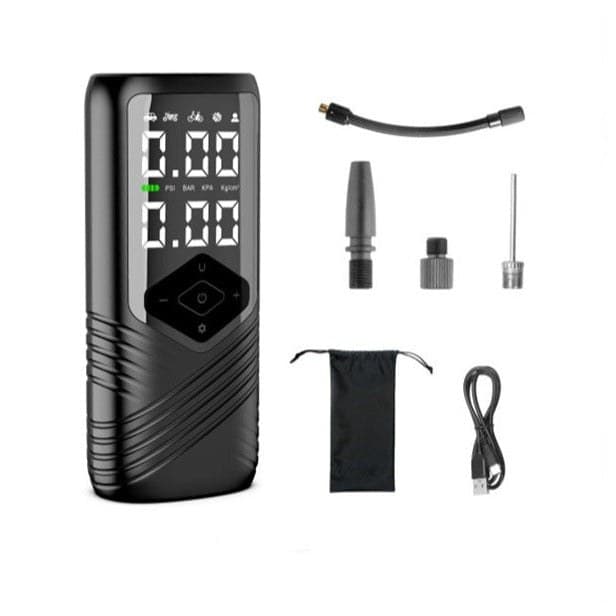 Compresor portátil para neumáticos con pantalla digital