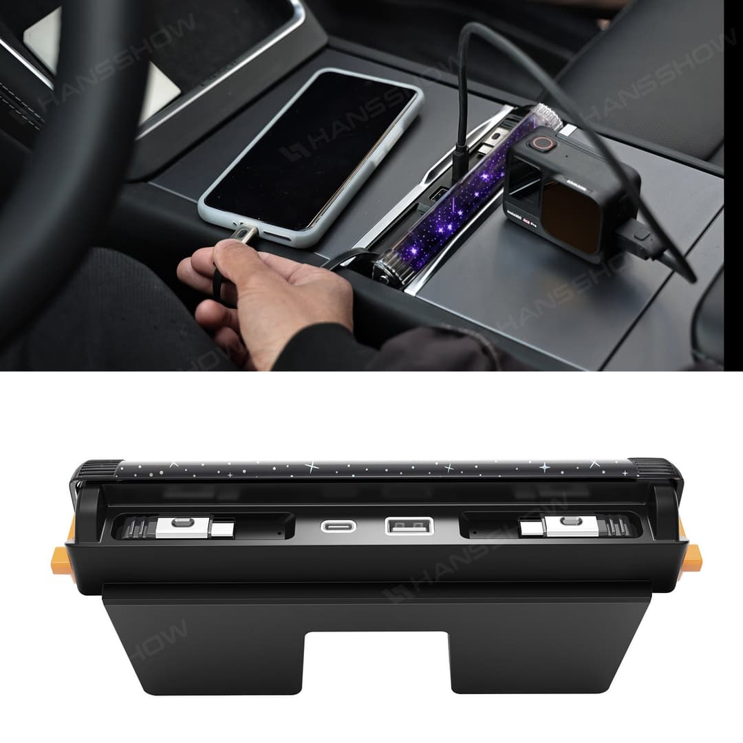 Hub USB multipuerto para consola de Tesla Model 3/Y
