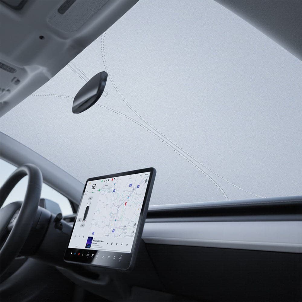 Parasol de parabrisas de grafeno para Model 3 Highland / Model Y Juniper