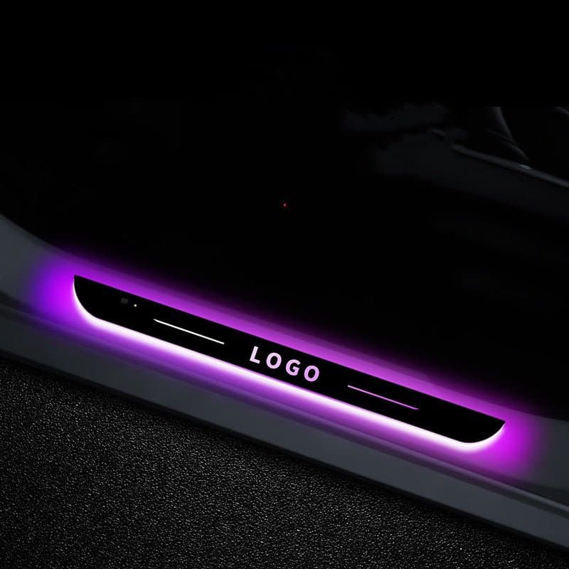 Umbrales con luz LED para Cybertruck